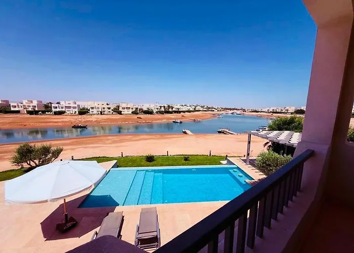 Luxury 3b @ Jubal El-gouna וילה *